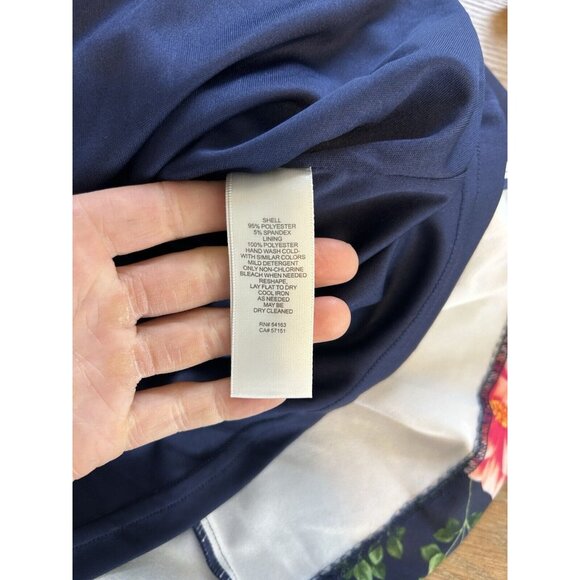 New Eliza J Garden Floral 3/4 Sleeve A Line Dress - Picture 3 of 8